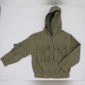 Girls ❤️❤️❤️ 4T Olive Green Lightweight Jacket